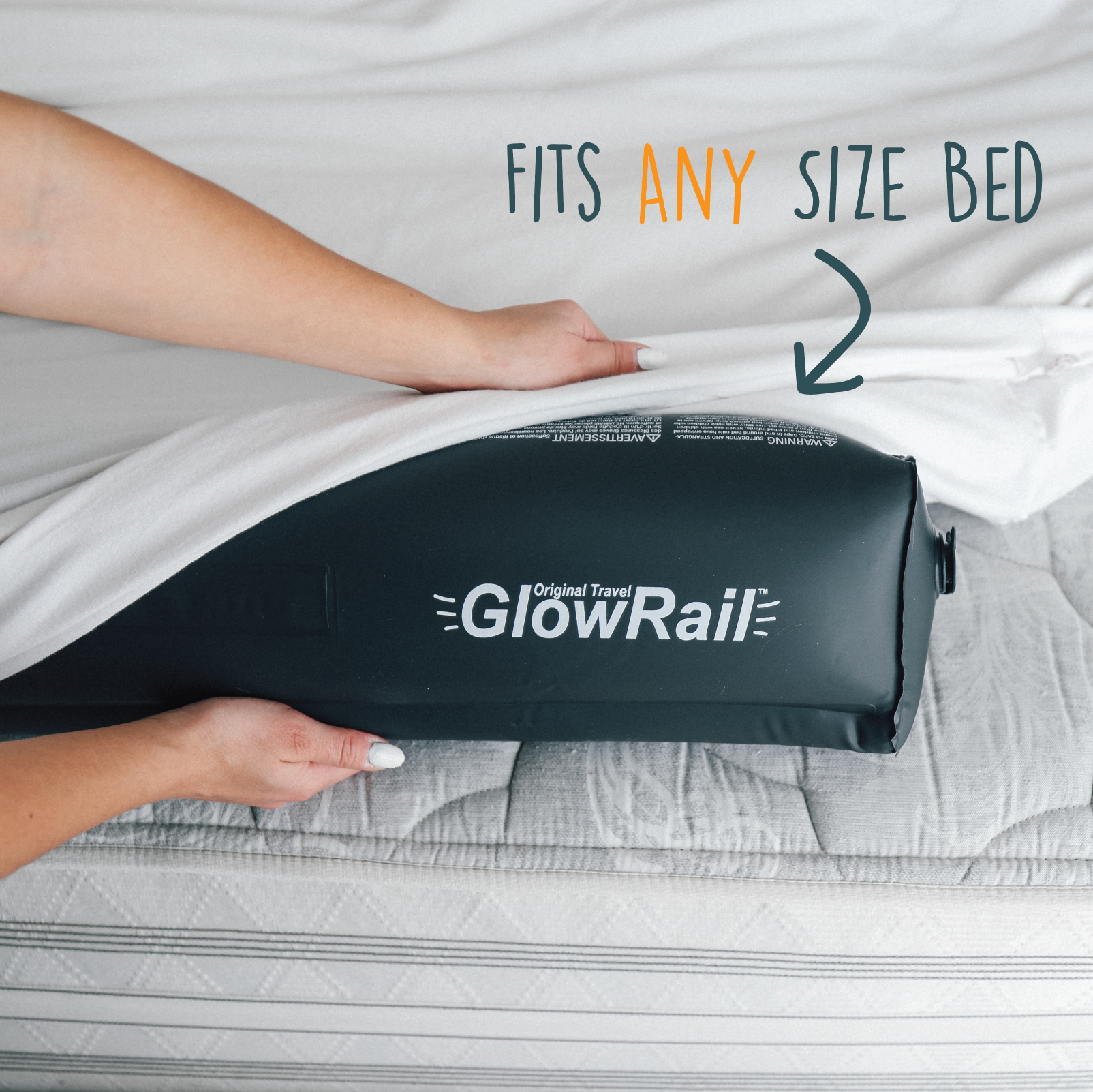 GlowRail™ Bed Bumper 2x Pack