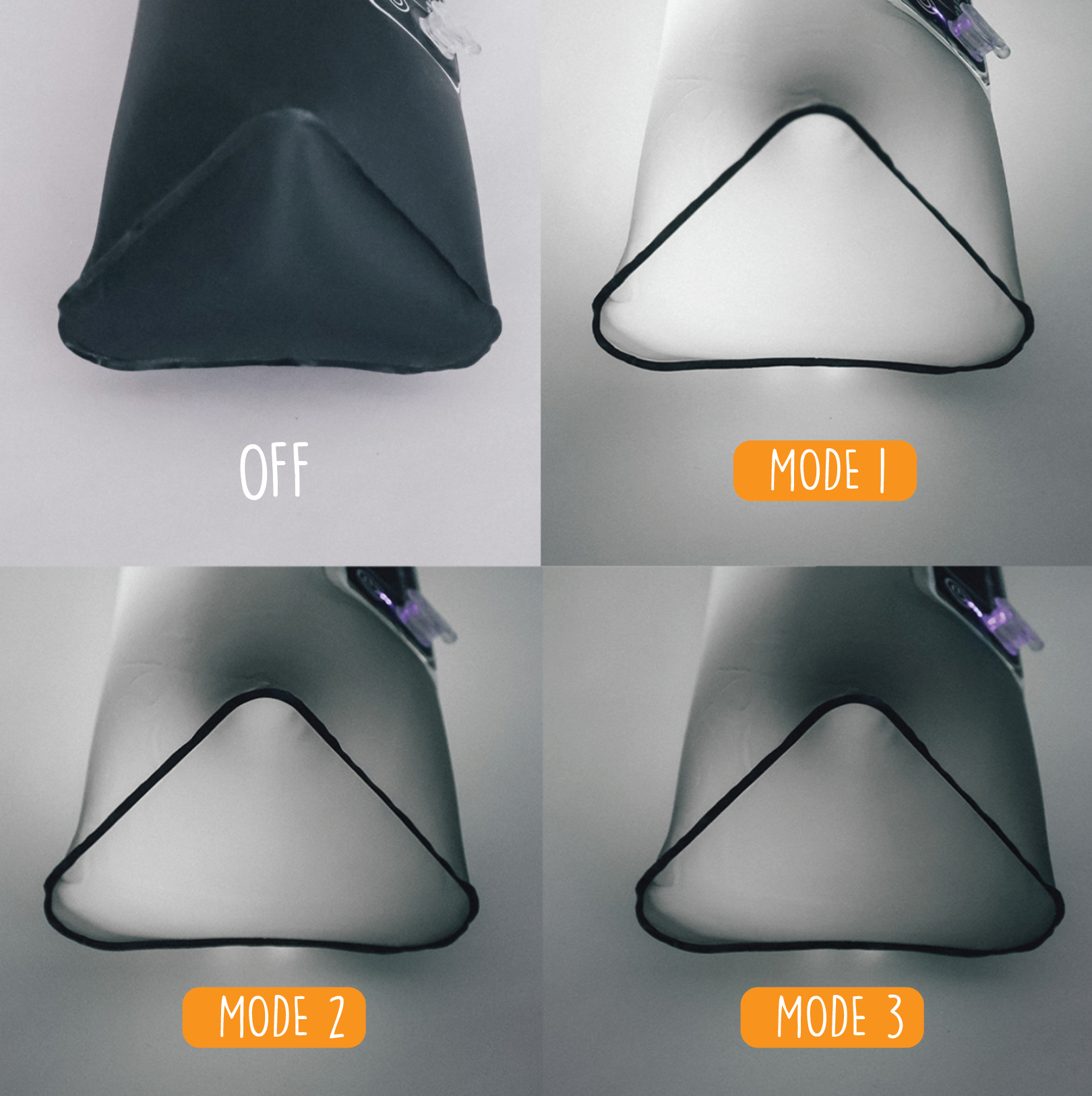 GlowRail™ Bed Bumper 2x Pack
